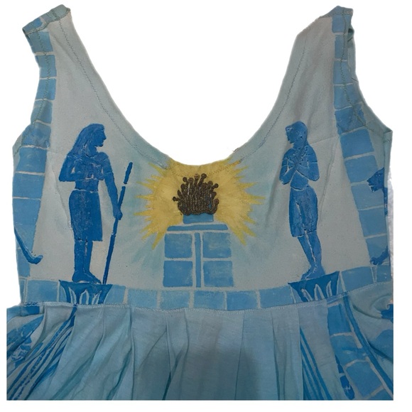 ✨ Hand- Painted + Handmade  Dress ✨ - Picture 4 of 5